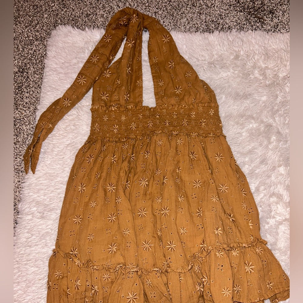 Aerie Tie Mini Dress - Picture 2 of 4